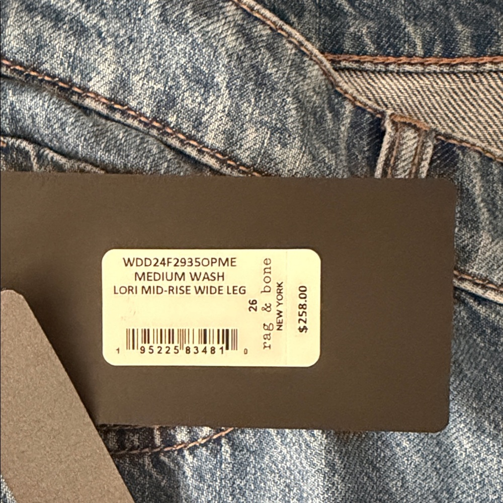 Rag & Bone - Wide Leg Jeans - Picture 5 of 5